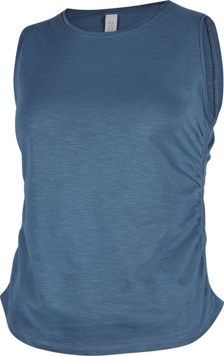 Image of Mandala W Side Ruffled Top Yogatop denim bei Migros SportXX