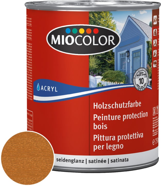 Image of Miocolor Acryl Holzlasur Teak 750 ml bei Do it + Garden von Migros