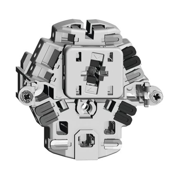 Image of Feller EDIZIOdue Abdeckset Kleinkombination T23 Steckdoseneinsatz bei Do it + Garden von Migros