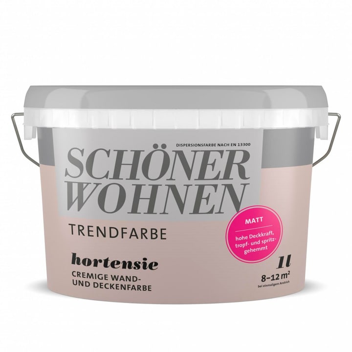 Image of Schöner Wohnen Trendfarbe Matt Hortensie 1 l Wandfarbe bei Do it + Garden von Migros