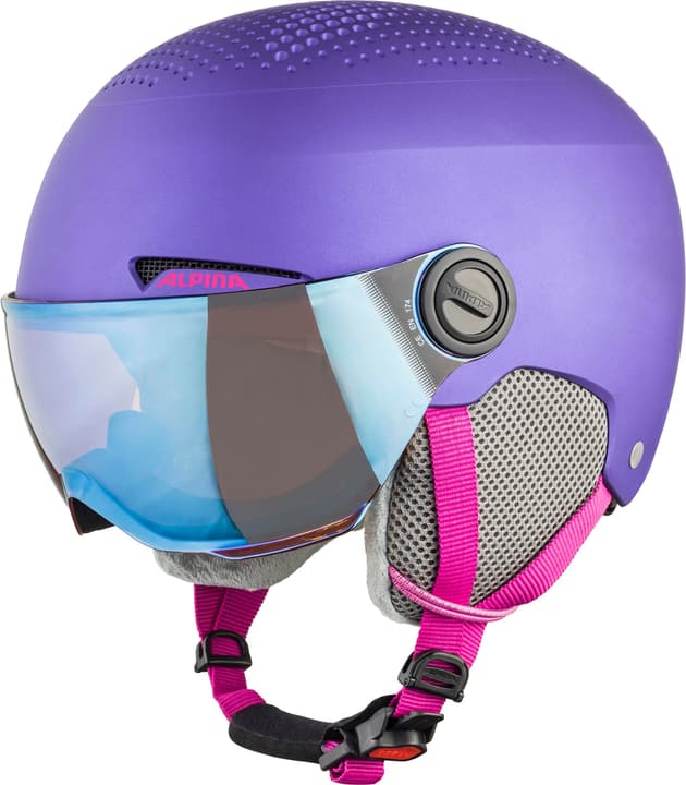 Image of Alpina Zupo Visor Wintersport Helm violett