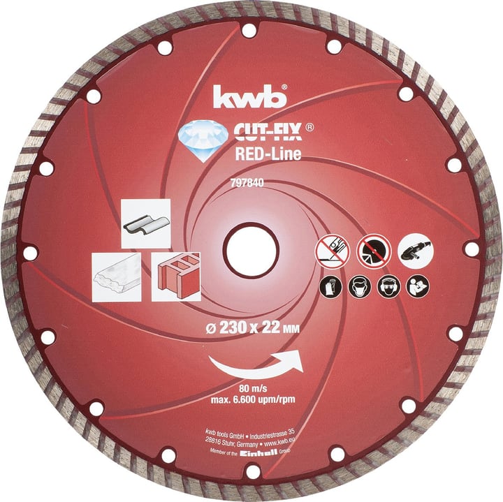 Image of kwb Red Diamant ø 230 x 22 mm, 1 Stk. Trennscheibe bei Do it + Garden von Migros
