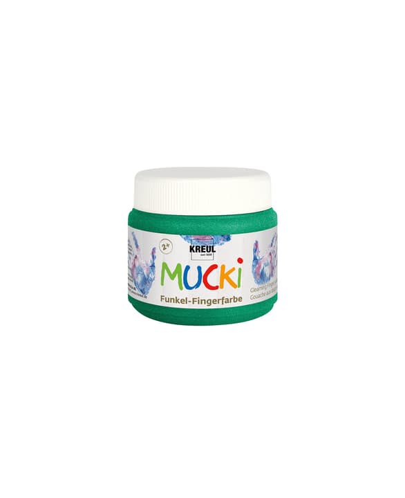 Image of MUCKI Funkel-Fingerfarbe Smaragd-Grün 150 ml bei Do it + Garden von Migros