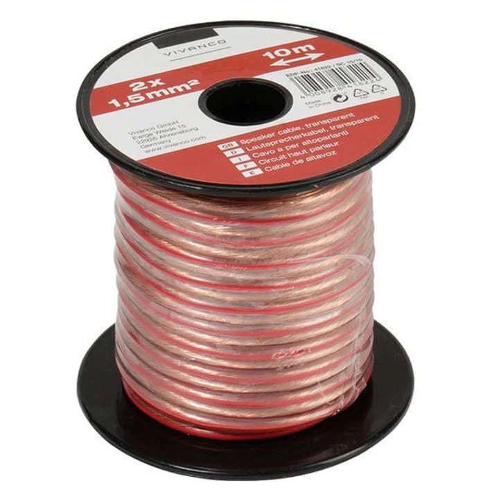 Vivanco Lautsprecherkabel 2x 1.5mm² (10m) Audio Kabel Lautsprecherkabel 2x 1.5mm² (10m) Audio Kabel Vivanco 770810600000 Bild Nr. 1