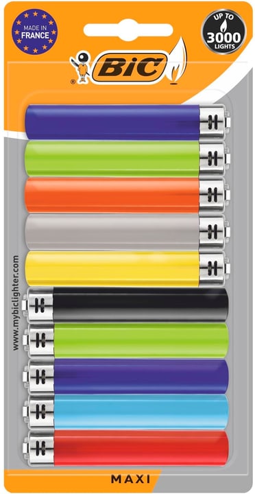 Image of BIC Reibradfeuerzeug J26 Maxi, 10er Pack Anzünder