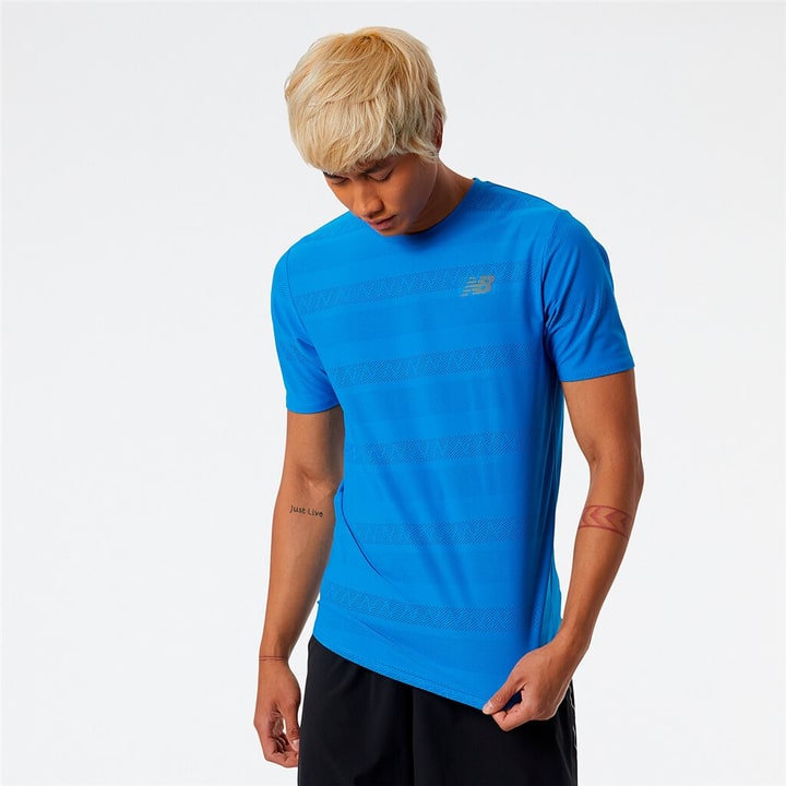 Image of New Balance Q Speed Jacquard Shirt azur bei Migros SportXX