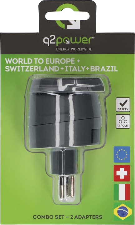 Image of Max Hauri Q2 Power World Adapter CH Reiseadapter bei Do it + Garden von Migros