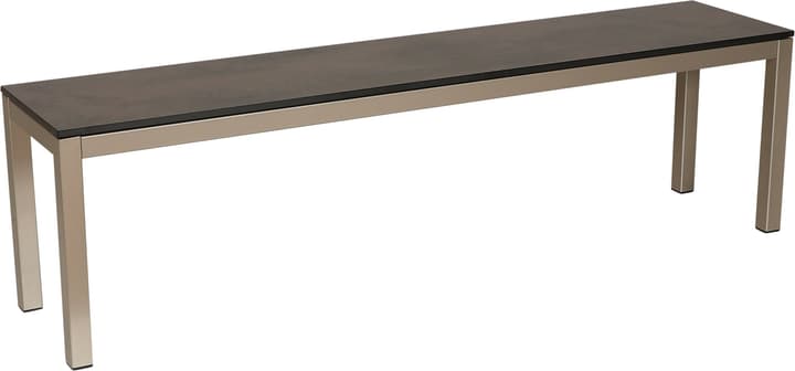 Image of M-Giardino LOCARNO, 120 cm, Gestell Polar Silber, Platte HPL Gartenbank bei Do it + Garden von Migros