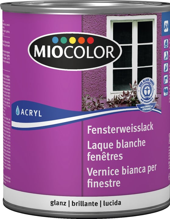 Image of Miocolor Acryl Fensterweisslack Weiss 750 ml Weisslack bei Do it + Garden von Migros