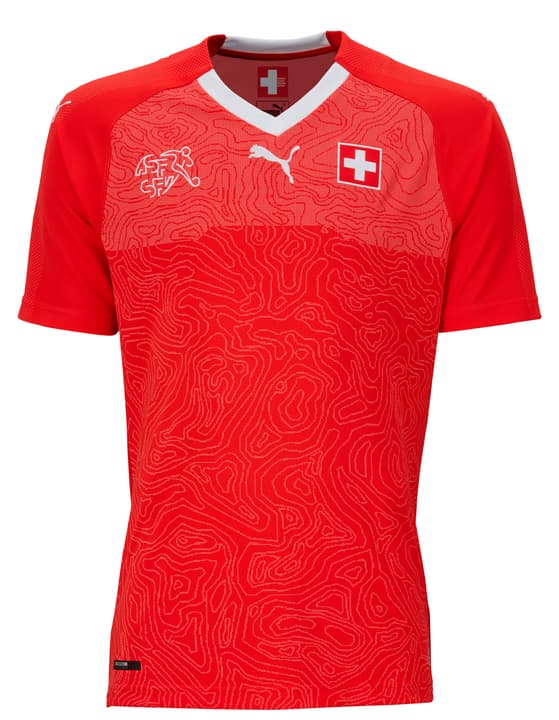 Puma Suisse Replica Home Jersey Réplique du maillot à domicile de l'équipe suisse de football Suisse Replica Home Jersey Réplique du maillot à domicile de l'équipe suisse de football Puma 498278000430 Couleur rouge Taille M Photo no. 1