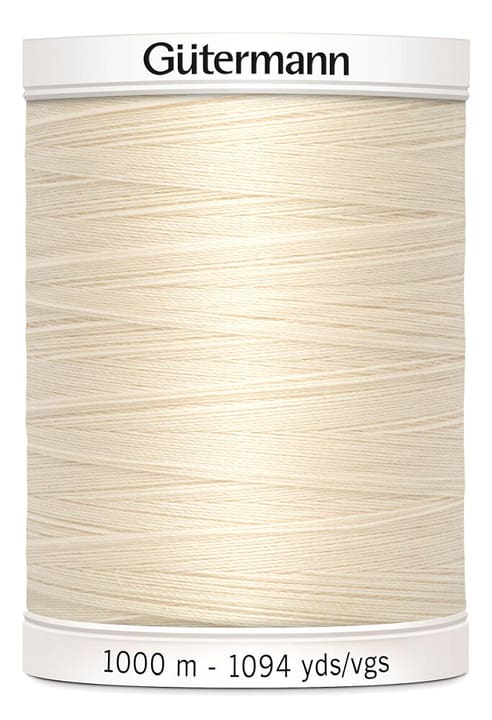 Gütermann Fil à coudre pour couture polyvalente, beige clair Fil à coudre