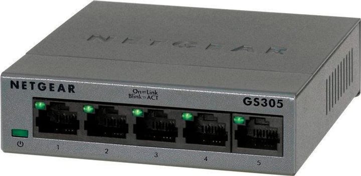 Netgear GS305-100PES 5-Port Gigabit Switch GS305-100PES 5-Port Gigabit Switch Netgear 785300124222 Bild Nr. 1