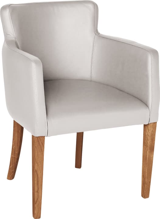 MORISANO Chaise MORISANO Chaise 402358200081 Dimensions L: 56.0 cm x P: 46.0 cm x H: 79.0 cm Couleur Gris clair Photo no. 1