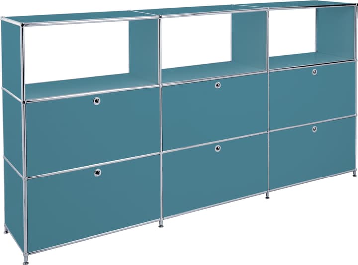 FLEXCUBE Highboard FLEXCUBE Highboard 401814930366 Grösse B: 227.0 cm x T: 40.0 cm x H: 118.0 cm Farbe Petrol Bild Nr. 1