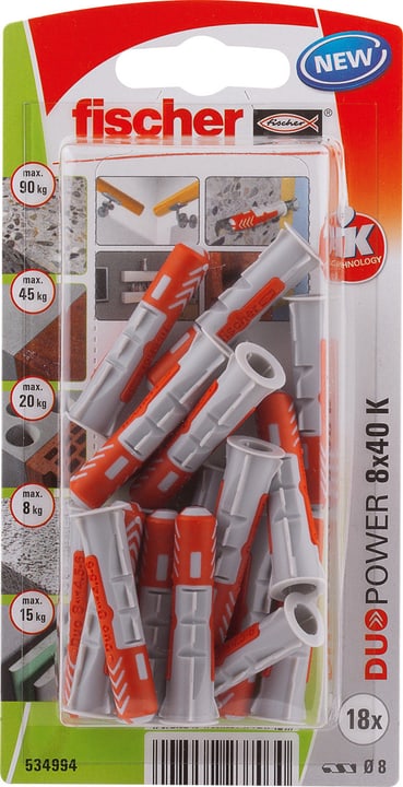 Image of fischer DUOPOWER 8 x 40 Universaldübel bei Do it + Garden von Migros