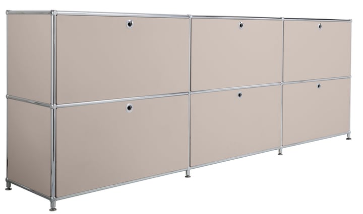FLEXCUBE Buffet FLEXCUBE Buffet 401809700088 Dimensions L: 227.0 cm x P: 40.0 cm x H: 80.5 cm Couleur Gris taupe Photo no. 1