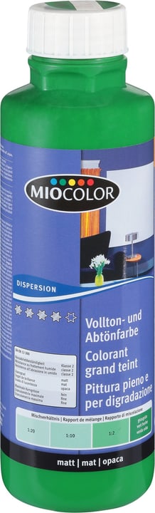 Miocolor Pittura pieno e per digradazione Pittura pieno e per digradazione Miocolor 660732400000 Colore Verde erba Contenuto 500.0 ml N. figura 1