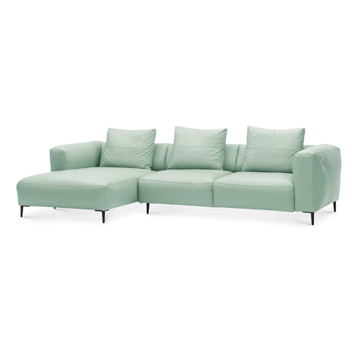 LOUIE Canapé d'angle LOUIE Canapé d'angle 360512673647 Dimensions L: 299.0 cm x P: 170.0 cm x H: 69.0 cm Couleur Vert menthe Photo no. 1