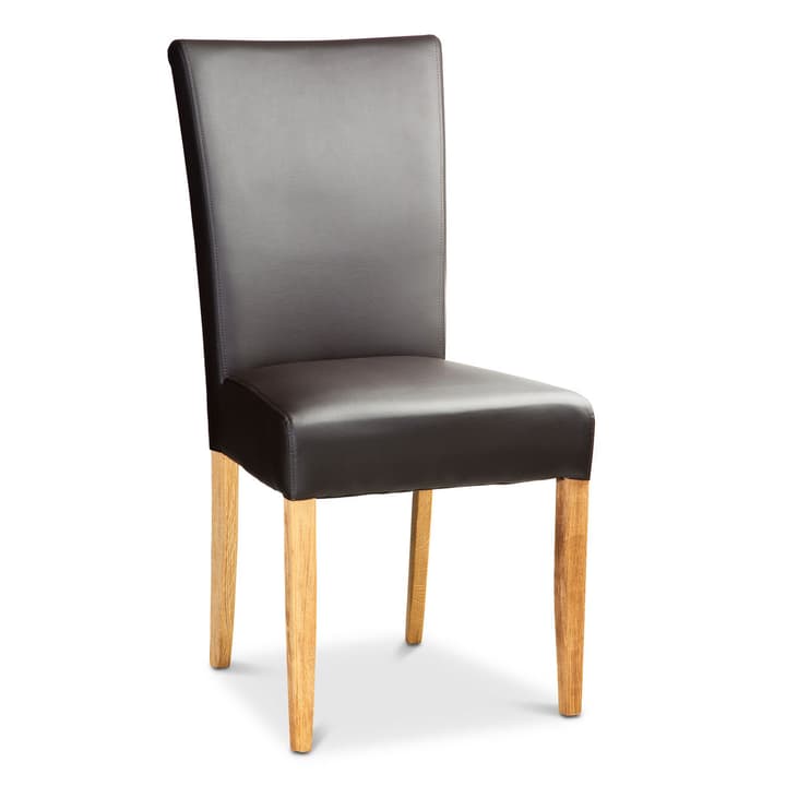 GIANNI chaise en similicuir GIANNI chaise en similicuir 366031200000 Dimensions L: 47.0 cm x P: 60.0 cm x H: 93.0 cm Couleur Brun foncé Photo no. 1