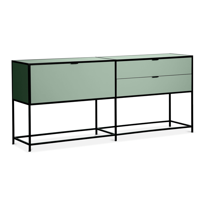 Edition Interio SEVEN Sideboard SEVEN Sideboard Edition Interio 362221400000 Dimensioni L: 183.0 cm x P: 38.0 cm x A: 80.0 cm Colore Verde N. figura 1