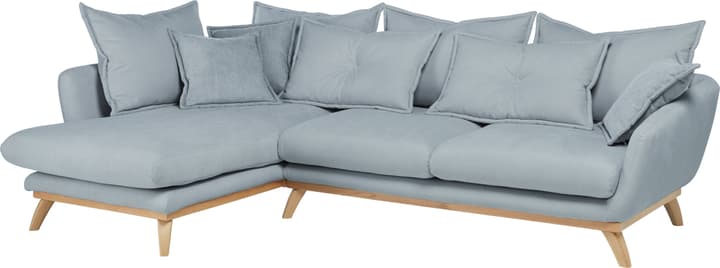 AMSEL Canapé d'angle AMSEL Canapé d'angle 405735150141 Couleur Bleu clair Dimensions L: 275.0 cm x P: 180.0 cm x H: 67.0 cm Photo no. 1