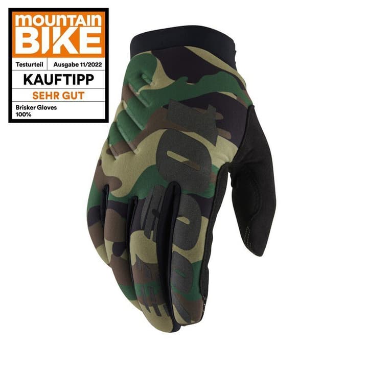 Image of 100% Brisker Bike-Handschuhe olive