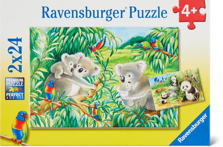 Koalas et pandas Ravensburger Puzzle Koalas et pandas Ravensburger Puzzle 748975900000 Photo no. 1