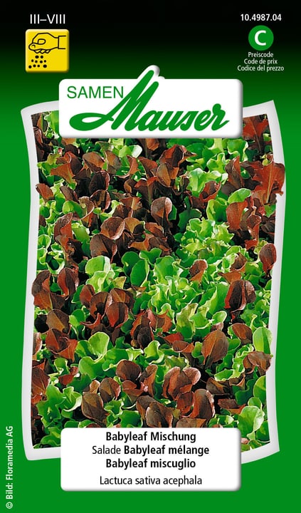 Image of Samen Mauser Babyleaf Mischung Gemüsesamen