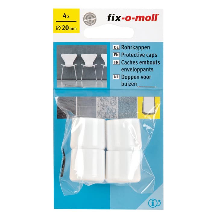 Image of Fix-O-Moll Rohrkappe Ø 20 mm 4 x Rohrkappen bei Do it + Garden von Migros