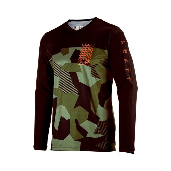 Image of Leatt MTB Gravity 4.0 Jersey Shirt khaki