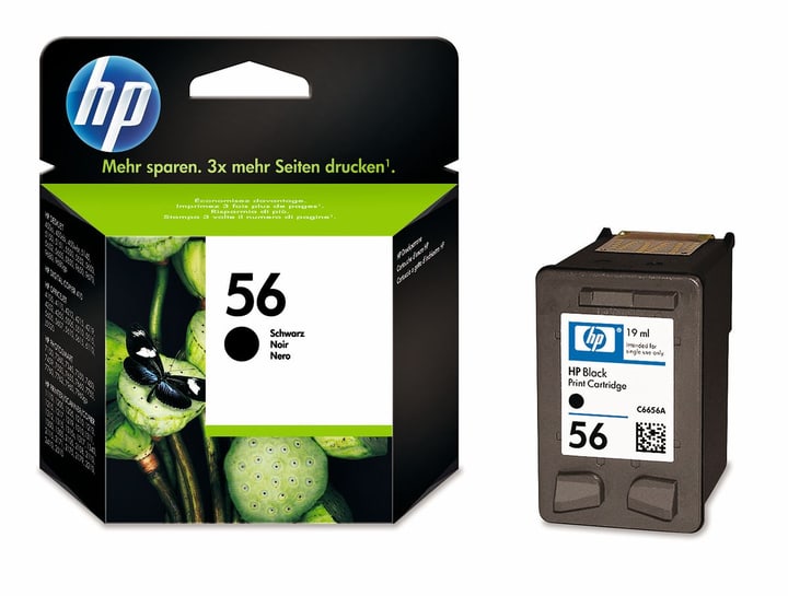 HP C6656AE 56 black Cartouche d'encre C6656AE 56 black Cartouche d'encre HP 797422000000 Photo no. 1