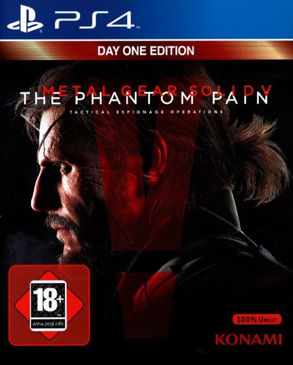 PS4 - Metal Gear Solid V: The Phantom Pain Box PS4 - Metal Gear Solid V: The Phantom Pain Box 785300122025 Photo no. 1