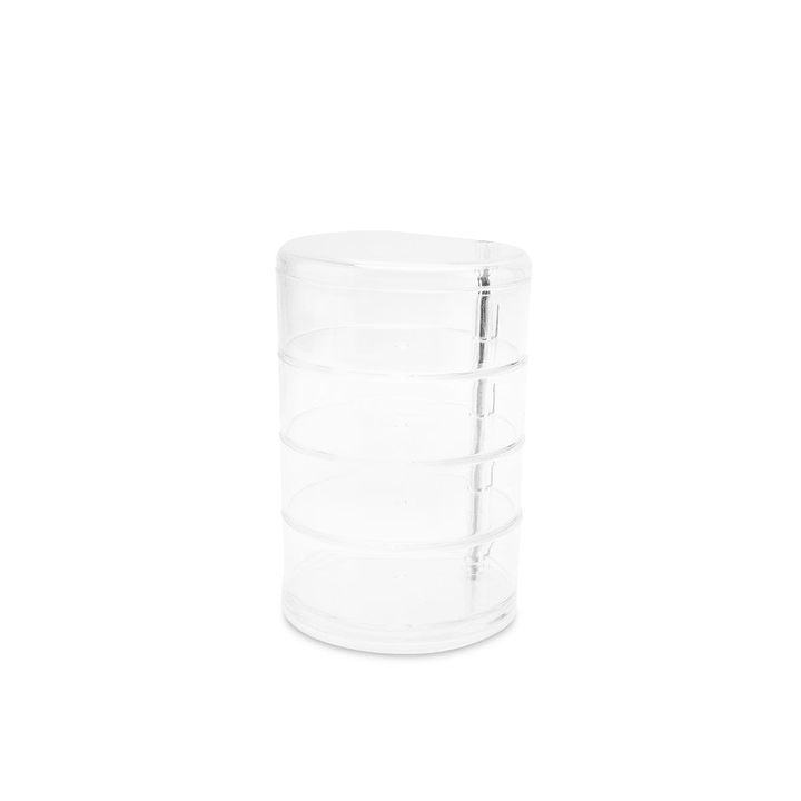 ABALA Boîte à cosmétique ABALA Boîte à cosmétique 374014702479 Couleur Transparent Dimensions L: 11.6 cm x P: 11.6 cm x H: 17.5 cm Photo no. 1