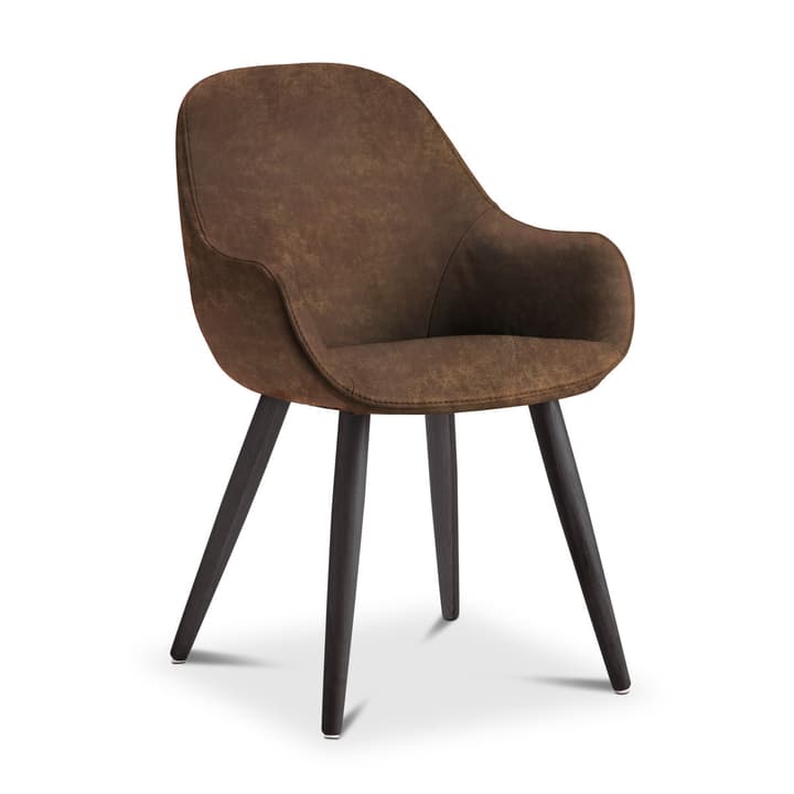 LAYLA Stuhl Vintage LAYLA Stuhl Vintage 366027908203 Grösse B: 56.0 cm x T: 60.0 cm x H: 84.0 cm Farbe Dunkelbraun Bild Nr. 1