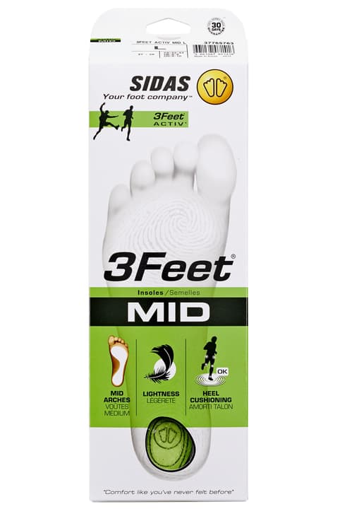 Image of Sidas 3Feet Activ MID Sport Einlegesohle grün bei Migros SportXX