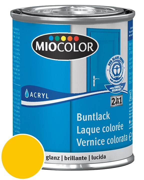 Image of Miocolor Acryl Buntlack glanz Melonengelb 750 ml bei Do it + Garden von Migros