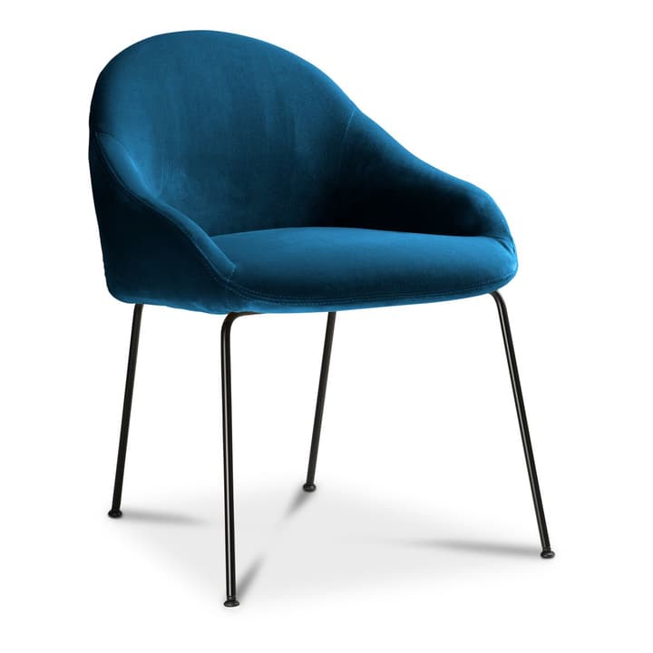 EARL Chaise EARL Chaise 366028015005 Dimensions L: 58.0 cm x P: 65.0 cm x H: 76.0 cm Couleur Bleu Photo no. 1