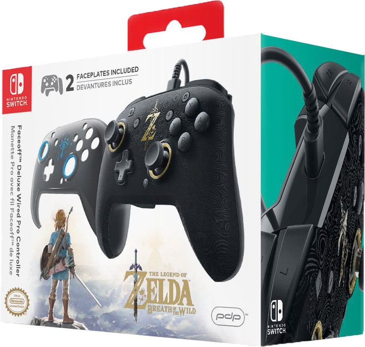 Pdp Faceoff Deluxe Controller Zelda Game Controller Faceoff Deluxe Controller Zelda Game Controller Pdp 785300143024 Bild Nr. 1