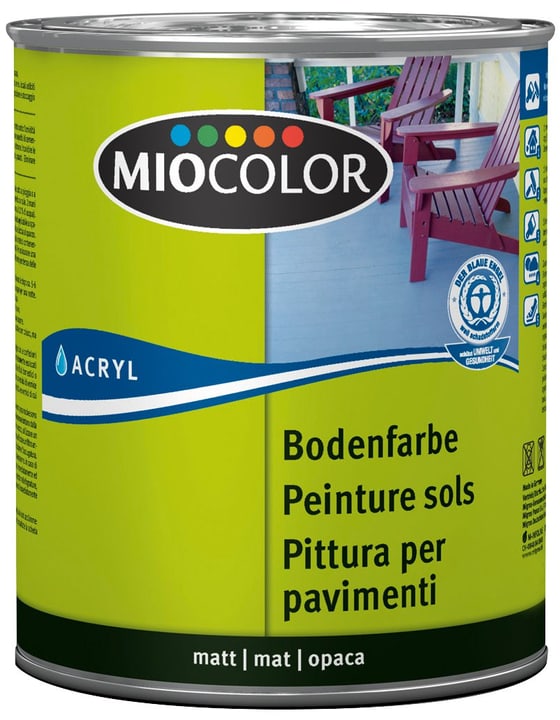 Image of Miocolor Acryl Bodenfarbe Kieselgrau 2.5 l bei Do it + Garden von Migros