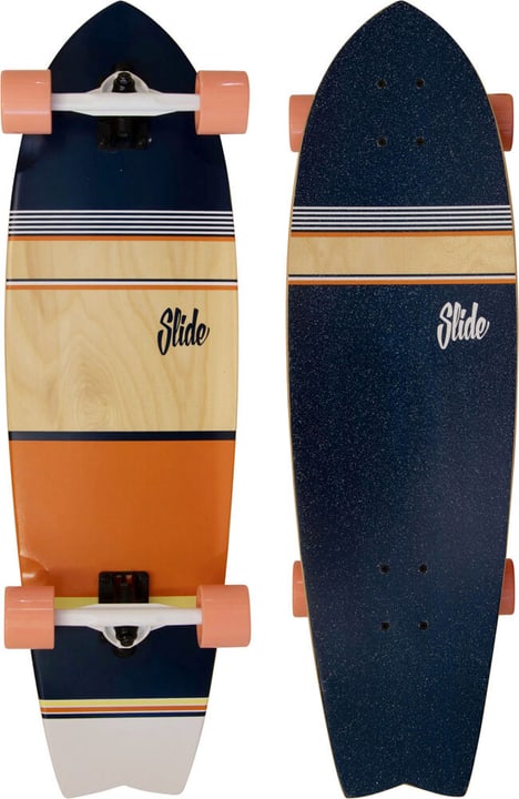 Image of Slide Stripes orange Skateboard