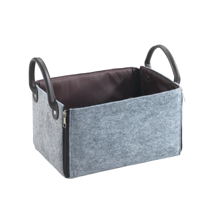 Image of WENKO Aufbewahrungskorb Filz braun M 10 l faltbar bei Do it + Garden von Migros