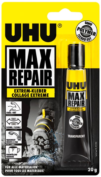 Image of Uhu MAX REPAIR E Sekundenkleber + Alleskleber bei Do it + Garden von Migros