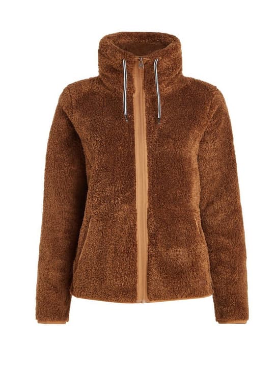 Image of Protest Riri full zip top Fleecejacke caramel