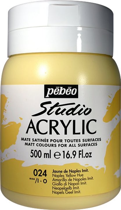 Pebeo Pébéo High Viscosity Studio 500ml Pébéo High Viscosity Studio 500ml Pebeo 663534271024 Couleur Jaune de Naples Photo no. 1