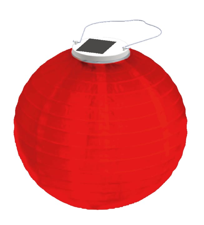 Do it + Garden Lampion solaire LED rouge Lampion solaire LED rouge Do it + Garden 612628800000 Photo no. 1