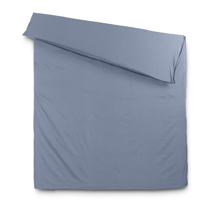 KOS Housse couette Satin KOS Housse couette Satin 376026468905 Couleur Bleu rayé Dimensions L: 210.0 cm x L: 200.0 cm Photo no. 1