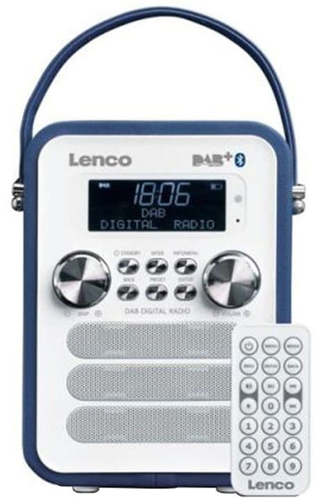 Lenco PDR-050 - Blau Digitalradio DAB+ PDR-050 - Blau Digitalradio DAB+ Lenco 785300148648 Bild Nr. 1