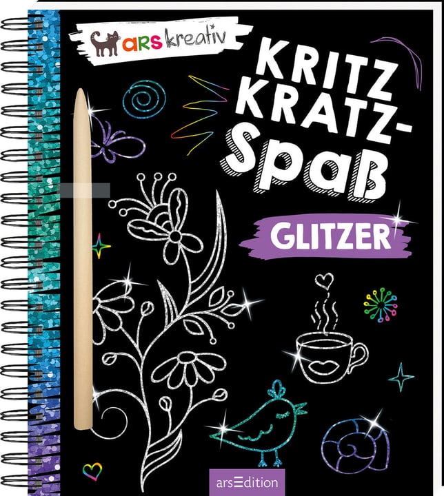 Glitzer Kritzkratz-Spass Glitzer Kritzkratz-Spass 782491500000 Bild Nr. 1