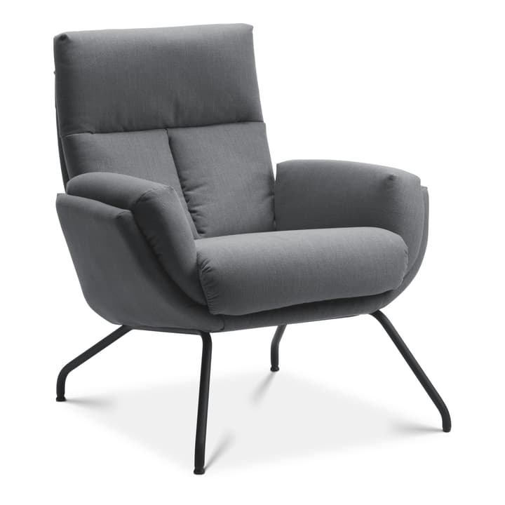 LISIAS Fauteuil LISIAS Fauteuil 360435607083 Dimensions L: 82.0 cm x P: 88.0 cm x H: 90.0 cm Couleur Gris foncé Photo no. 1