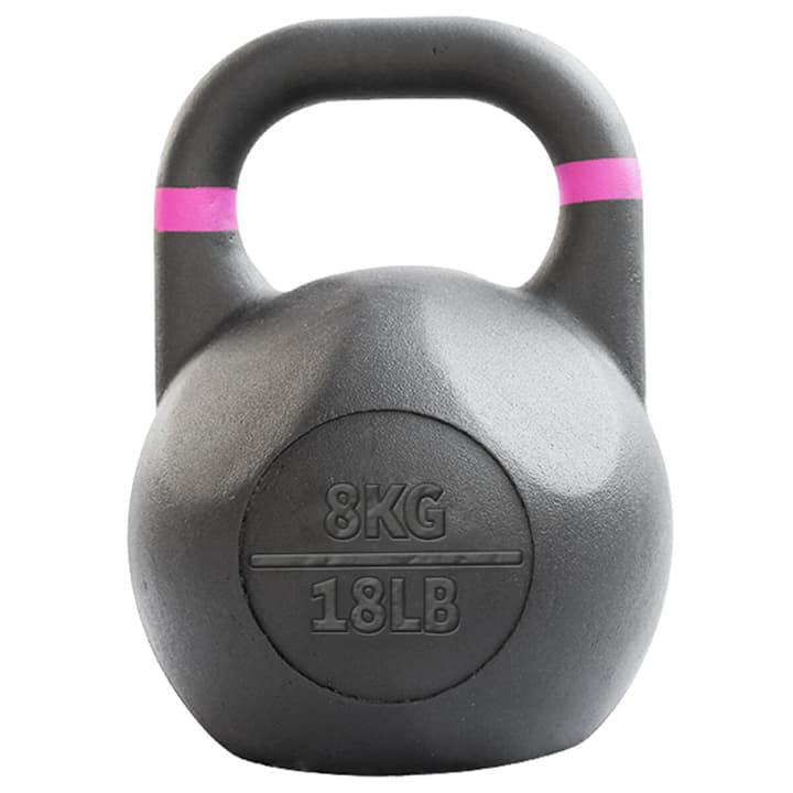 Image of GladiatorFit Competition Kettlebell aus pulverbeschichtetem Stahl : 8 KG Kettlebell